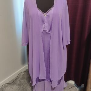 Roaman's Lavender Formal Dress